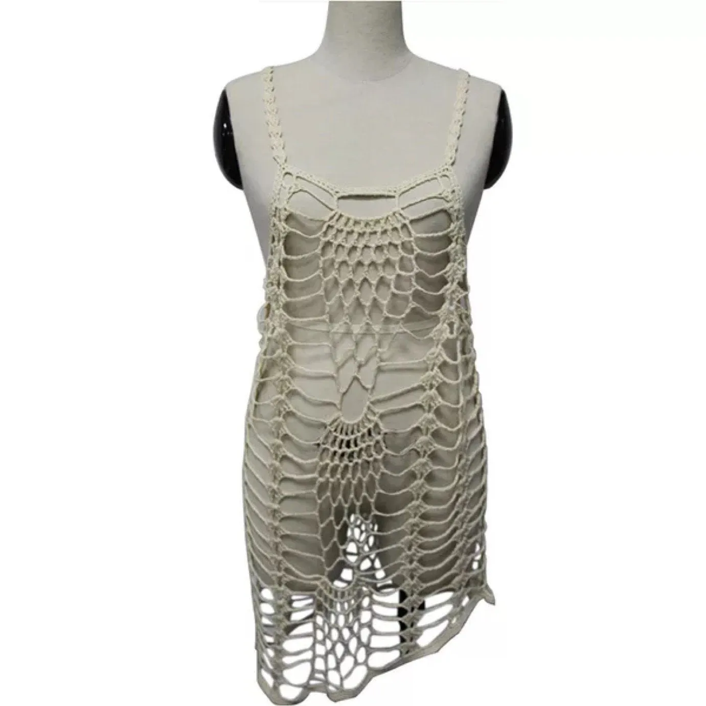2018 Beach new Style Beach blouse lace harness knit blouse