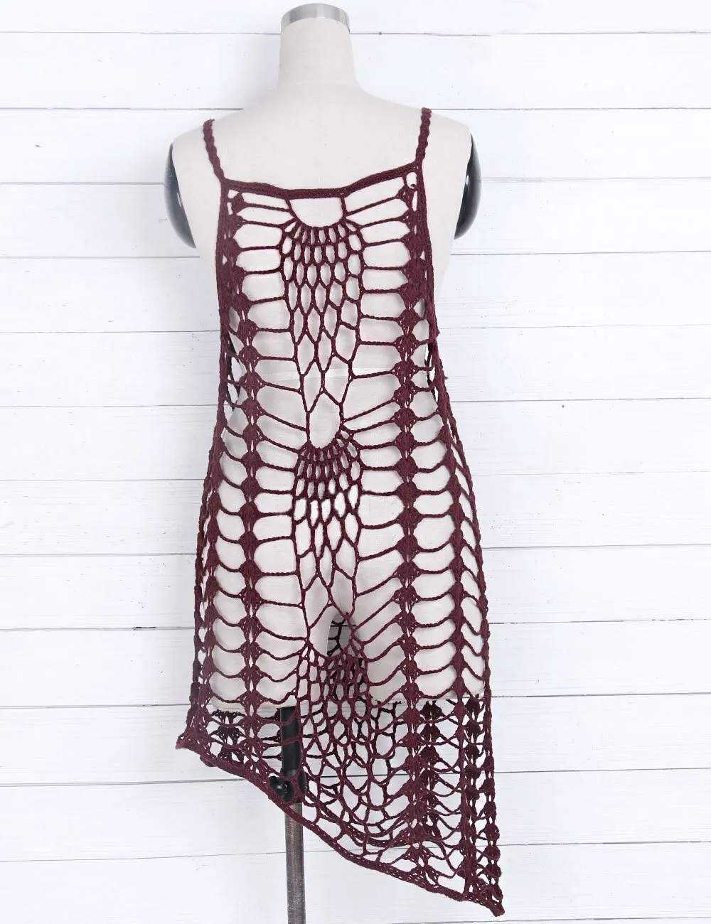 2018 Beach new Style Beach blouse lace harness knit blouse