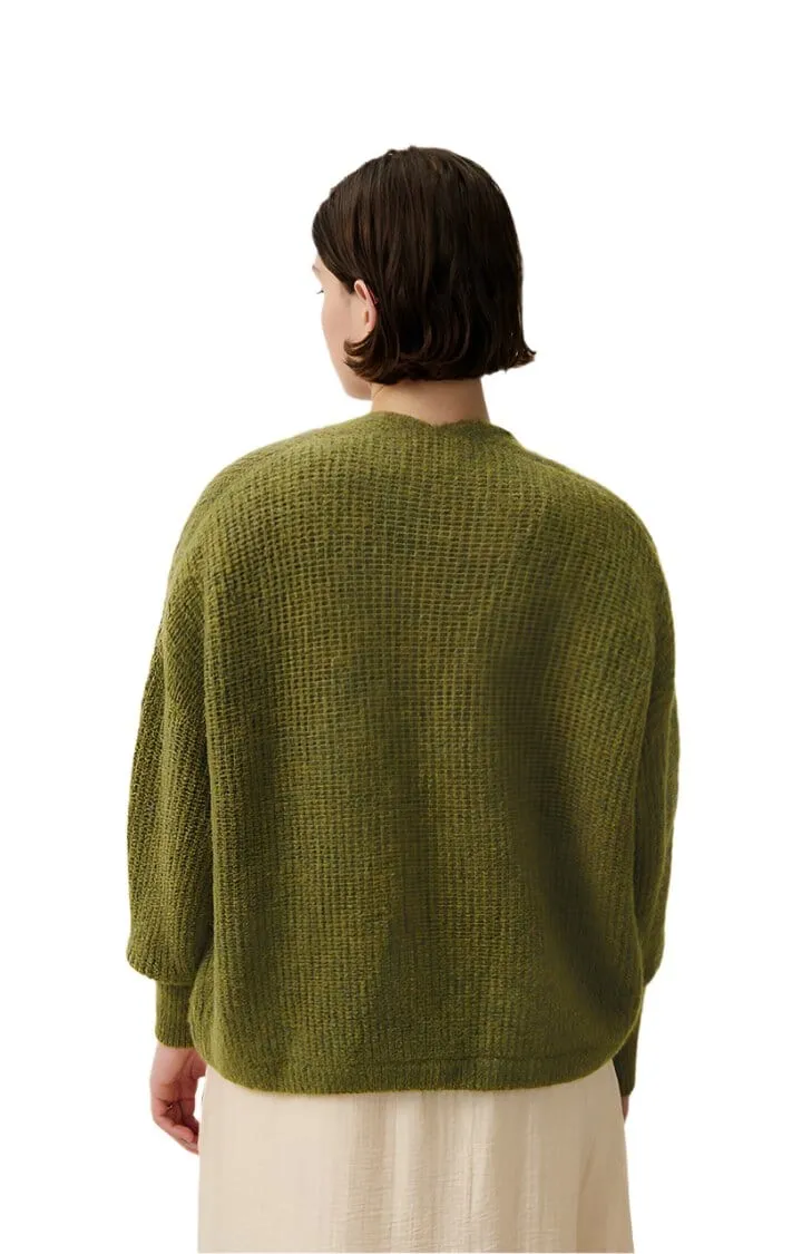 American Vintage Women's Cardigan East in Kiwi Melange