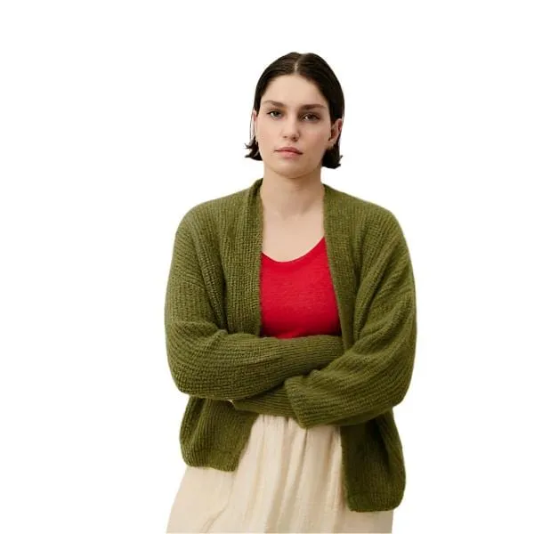 American Vintage Women's Cardigan East in Kiwi Melange