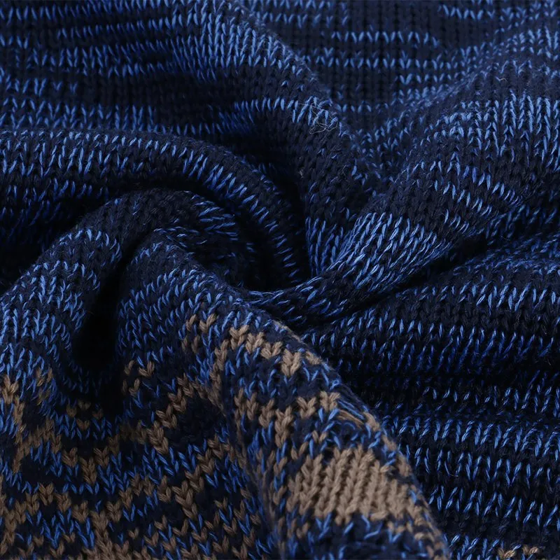 Angelo Ricci™ Diamond Knitted Warm Sweater