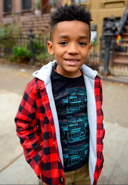 Appaman - Boys Glen Hooded Shirt Jacket in Buffalo Plaid