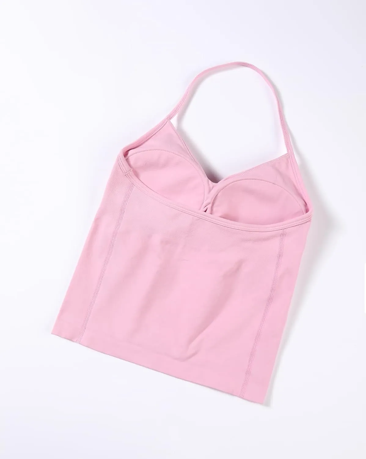 AUROLA Influence Longline Strappy Top Workout Tank Tops for Women Built in Shelf Bras, Impact Gym Sports Bra