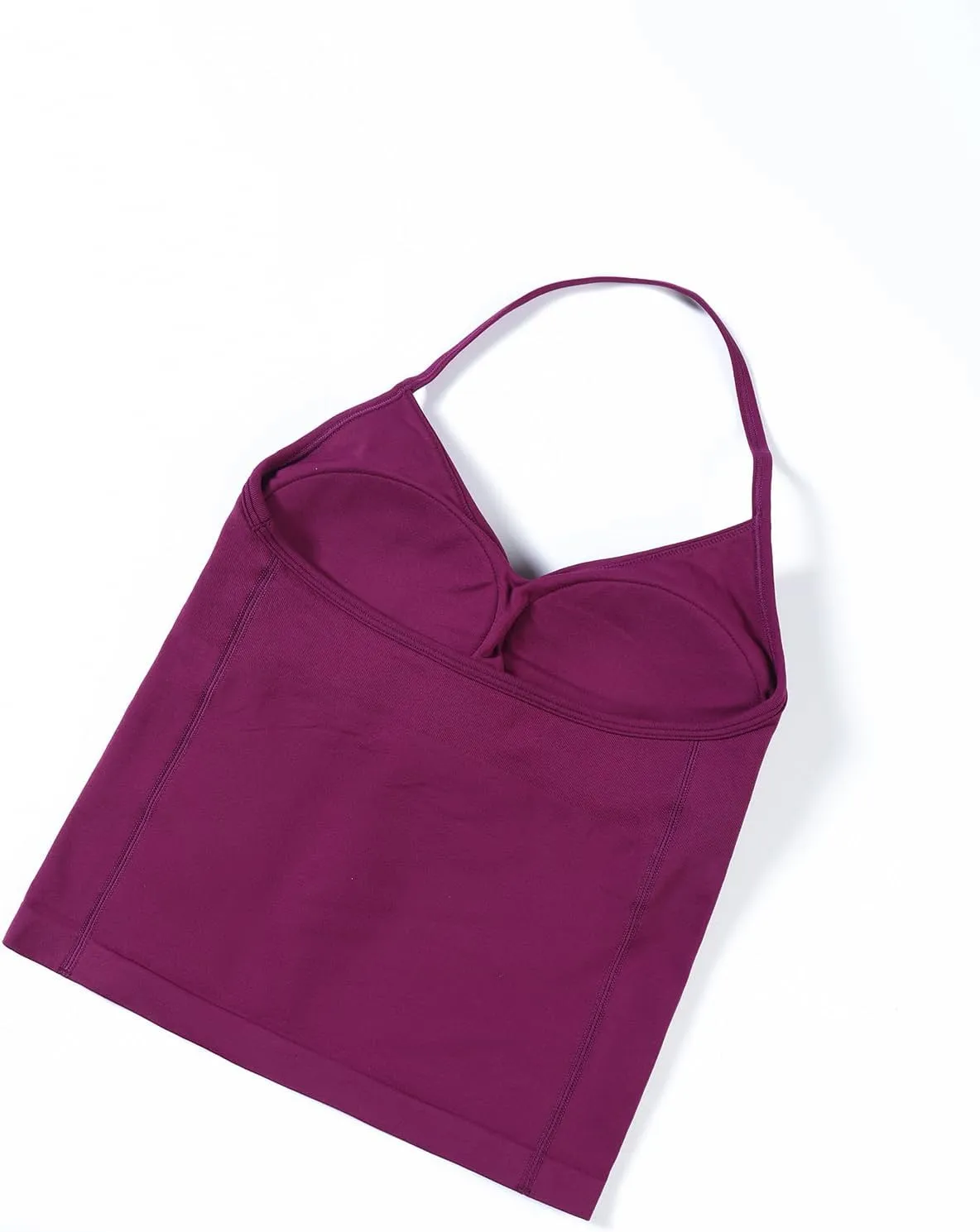 AUROLA Influence Longline Strappy Top Workout Tank Tops for Women Built in Shelf Bras, Impact Gym Sports Bra
