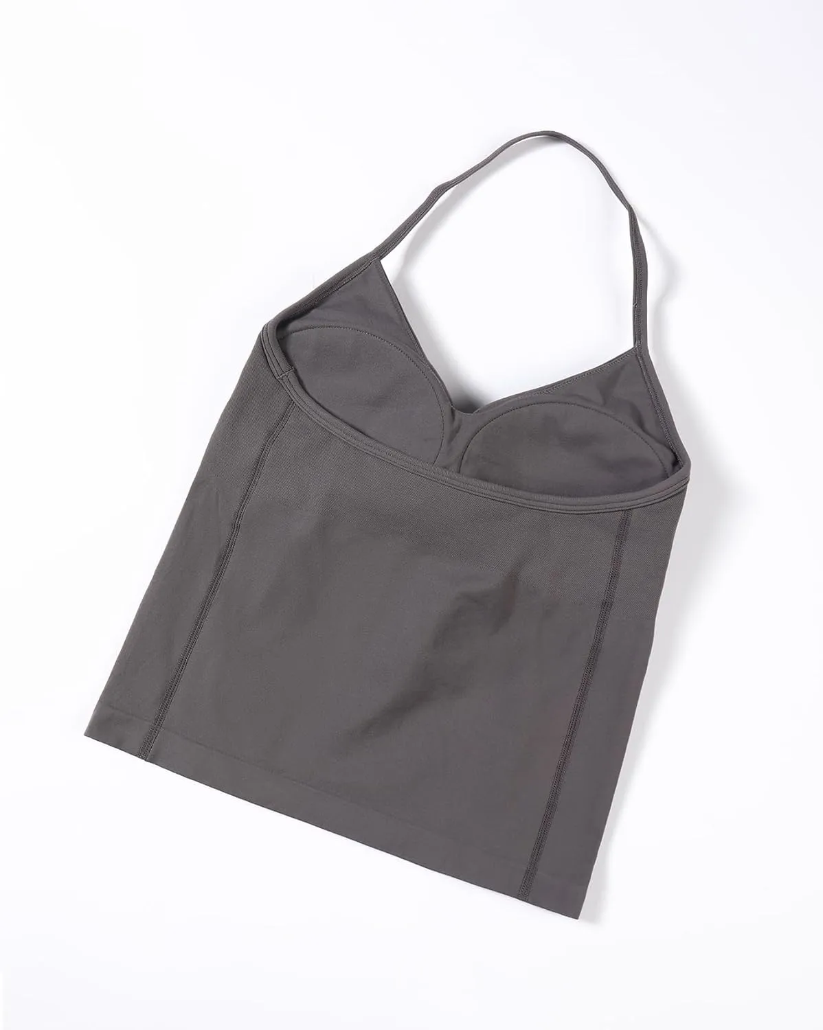 AUROLA Influence Longline Strappy Top Workout Tank Tops for Women Built in Shelf Bras, Impact Gym Sports Bra