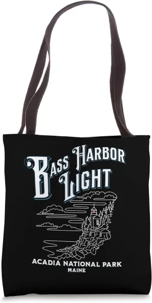 Bass Harbor Light Tote Bag