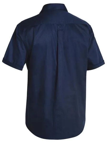 Bisley Closed Front Cotton Drill Short Sleeve Shirt