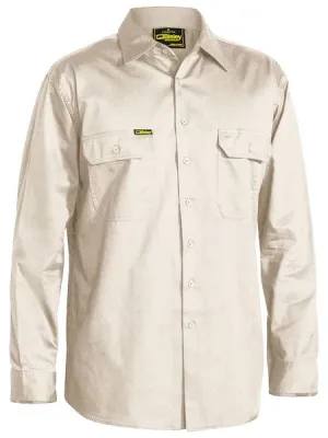 Bisley Cool Lightweight Drill Long Sleeve Shirt