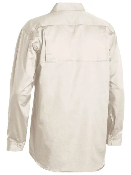 Bisley Cool Lightweight Drill Long Sleeve Shirt