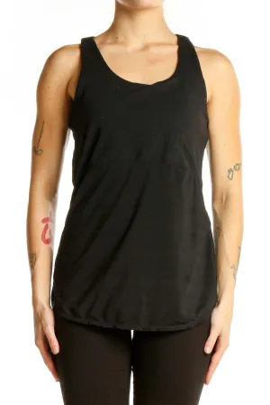 Black Sleek Performance Tank Top