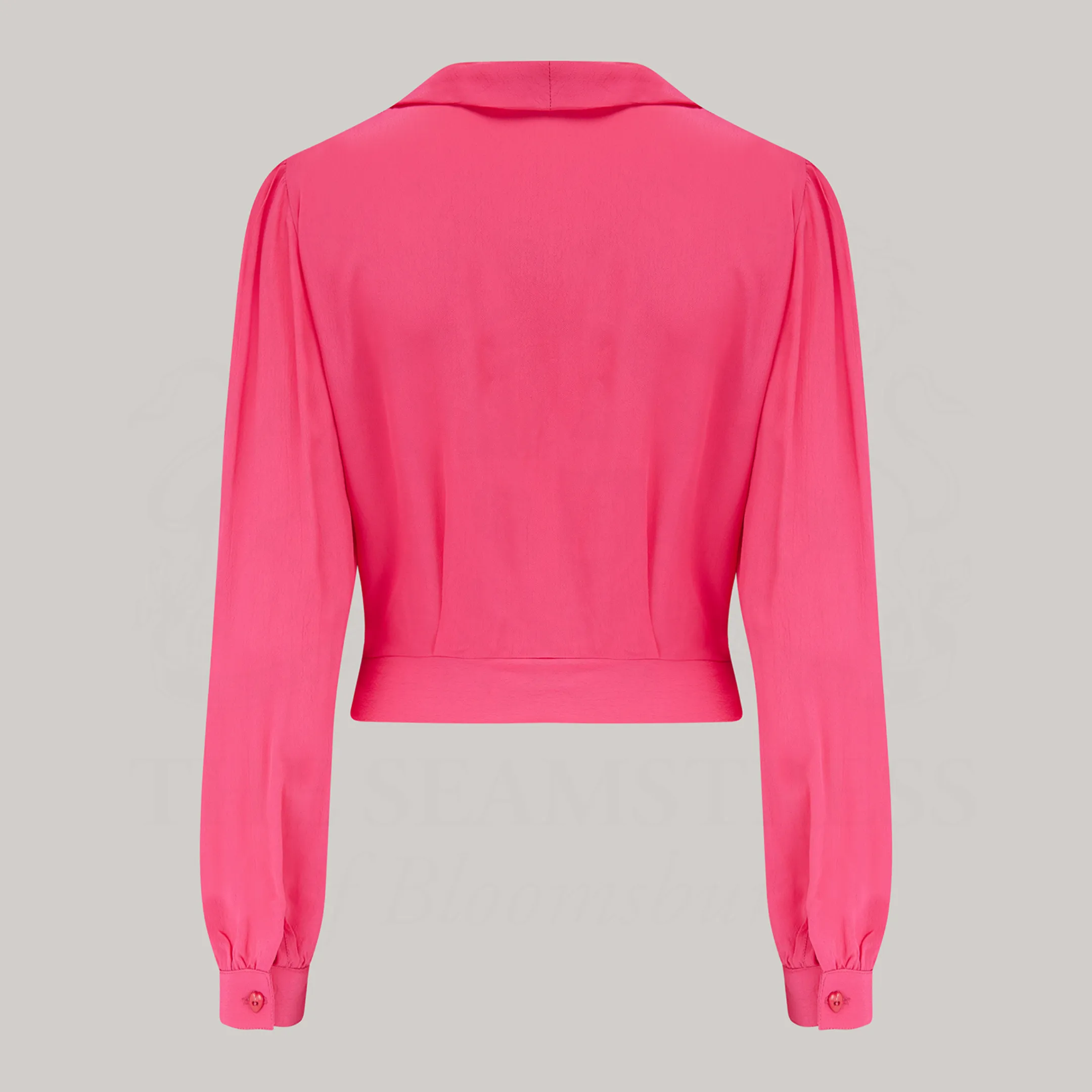 Bonnie Sailor Blouse Long Sleeve in Raspberry