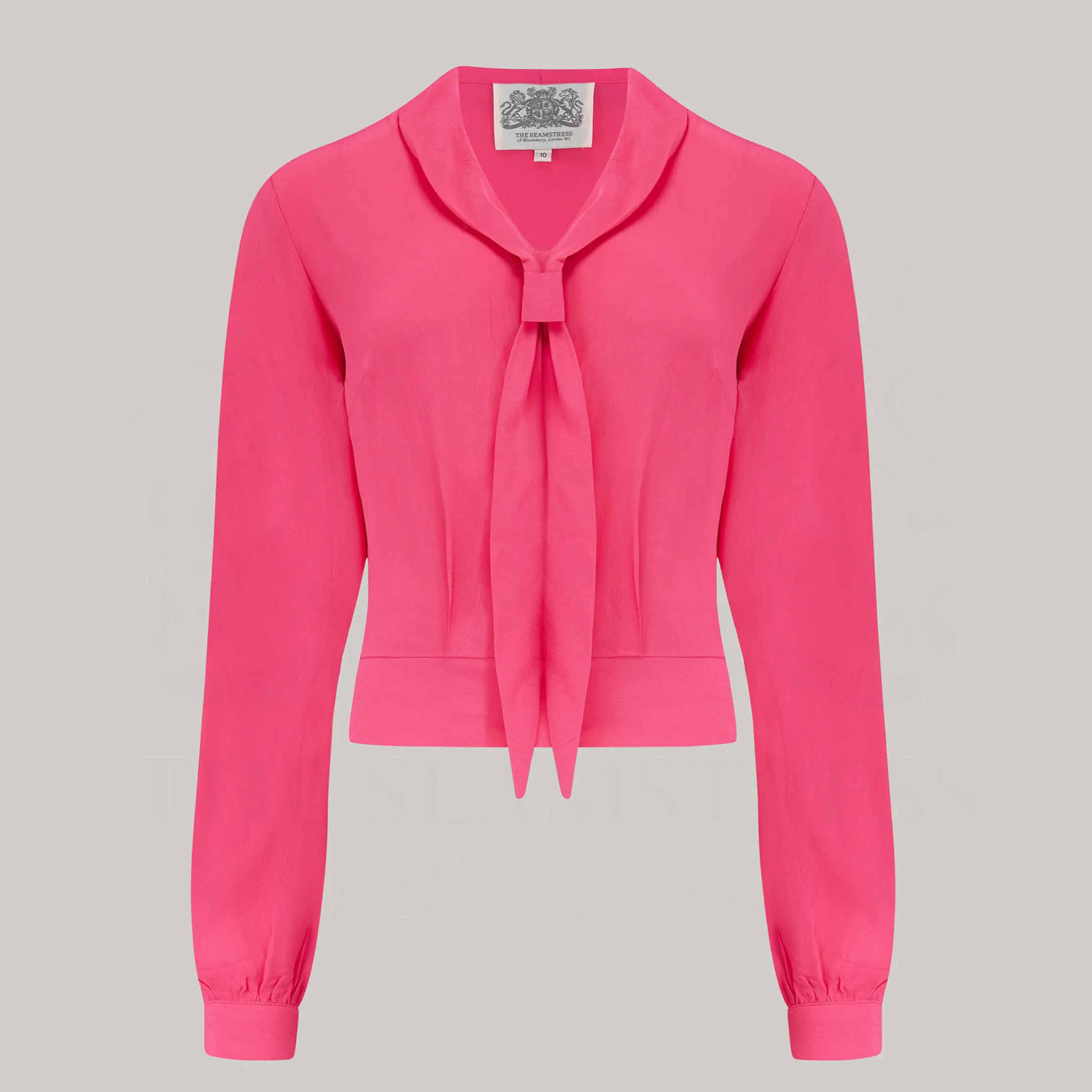 Bonnie Sailor Blouse Long Sleeve in Raspberry