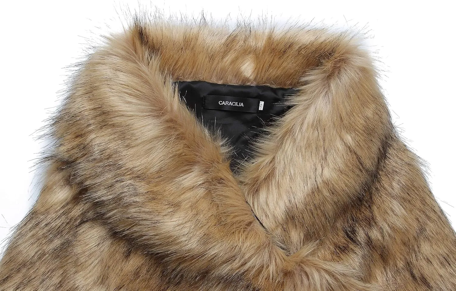 Caracilia Faux Fur Shawl Wrap Stole Shrug Winter Bridal Wedding Cover Up