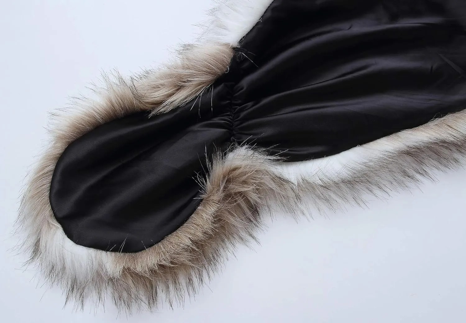Caracilia Faux Fur Shawl Wrap Stole Shrug Winter Bridal Wedding Cover Up