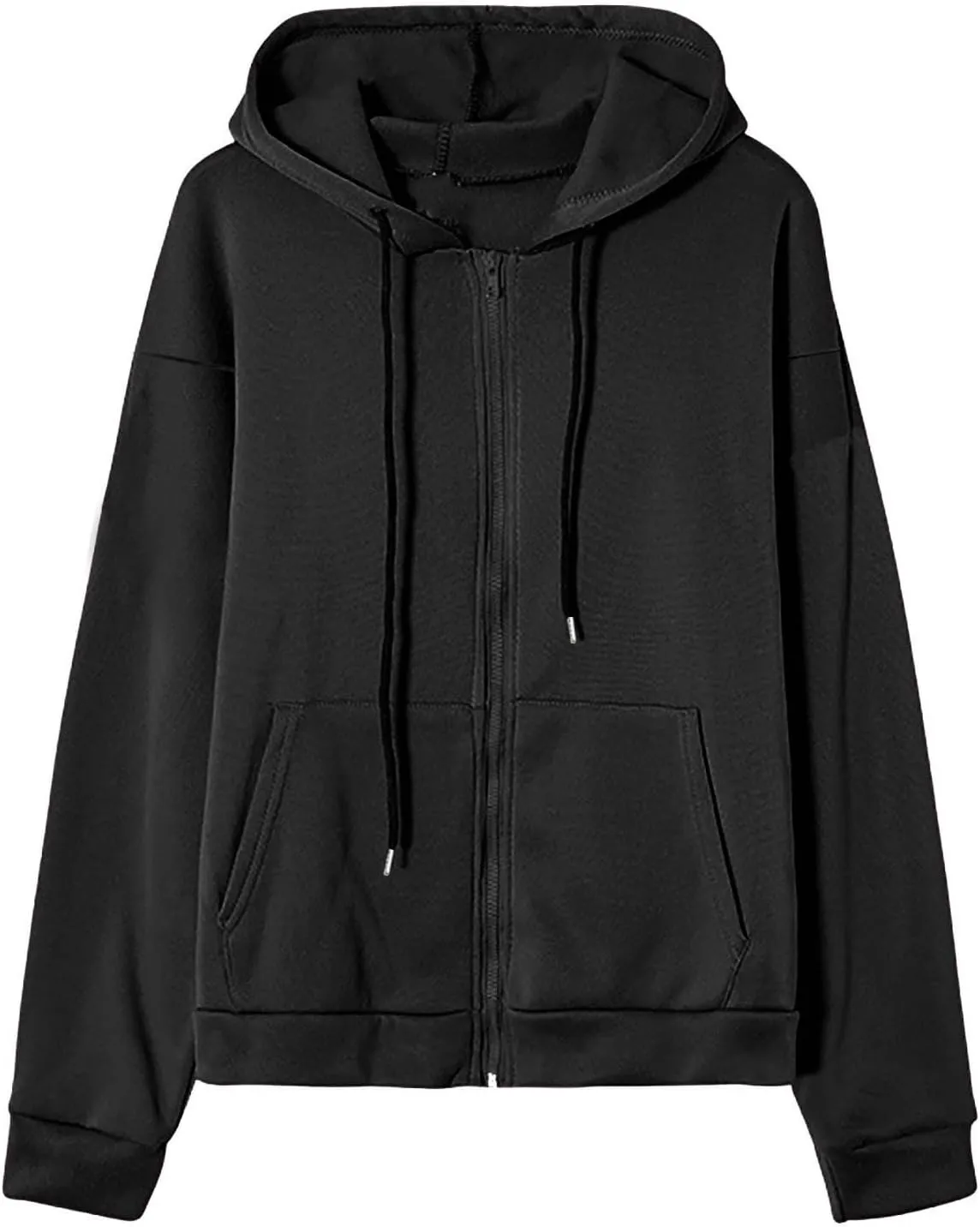 Ceboyel Women Oversized Zip Up Hoodies Hoodie Sweatshirts Fall Jacket Streetwear Y2K Teen Girls Trendy Clothes Outfits 2023