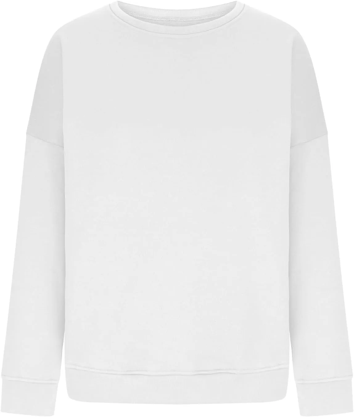 Ceboyel Womens Oversized Sweatshirts 2023 Solid Color Long Sleeve Tops Crew Neck Trendy Pullover Y2K Fall Fashion Outfits