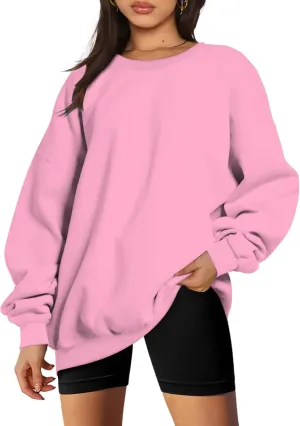 Ceboyel Womens Oversized Sweatshirts Fall 2023 Pullover Sweater Comfy Crewneck Hoodies Trendy Vintage Y2K Clothes Outfits