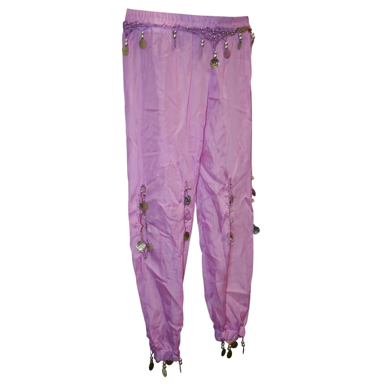 Copy of Kids Professional Belly Dance Genie Costume Set with Silver Coins