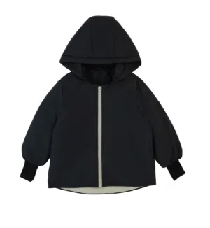 Cozy Coop Black with Color Zipper Spring Jacket