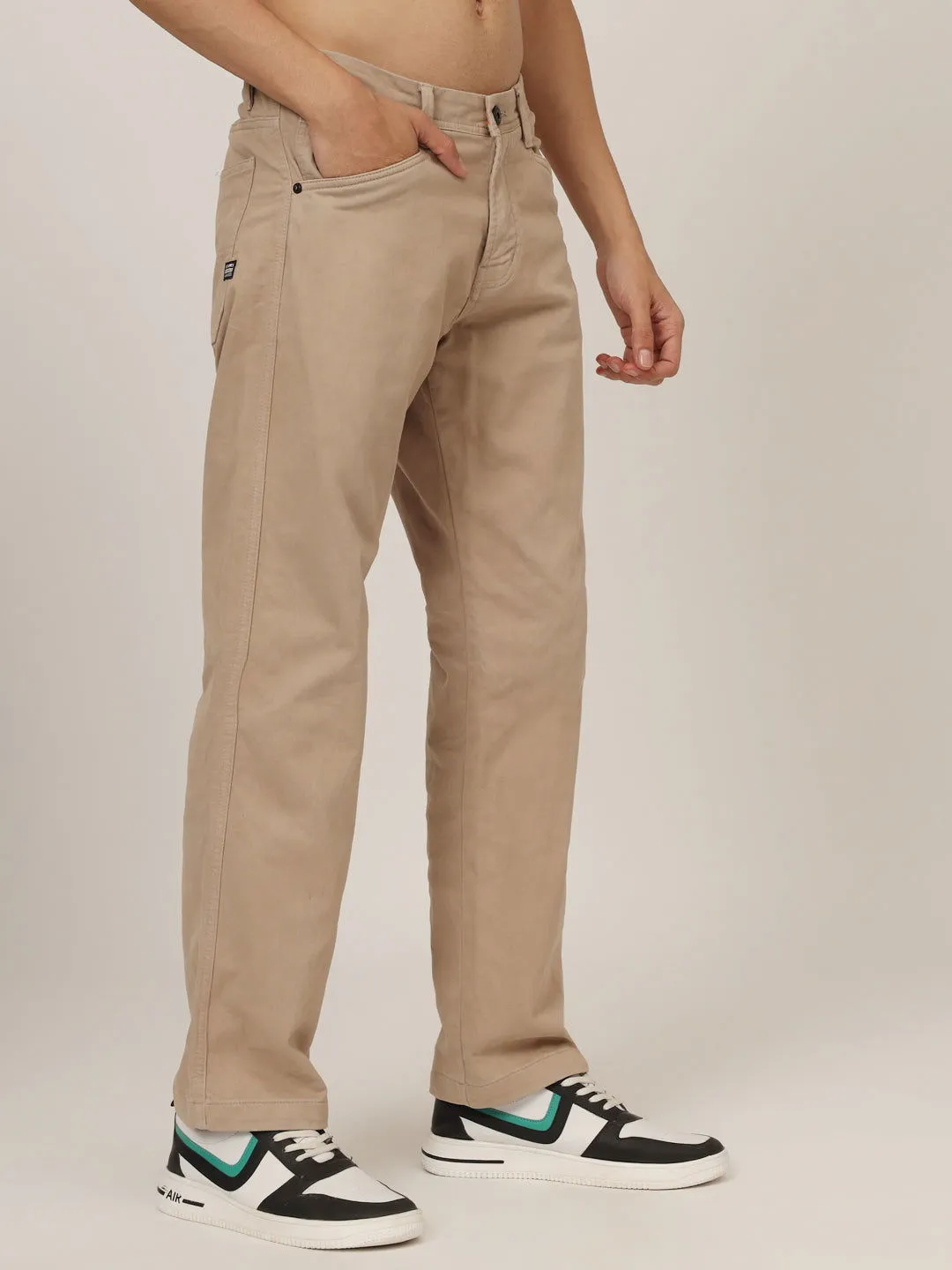 Cream carpenter jeans