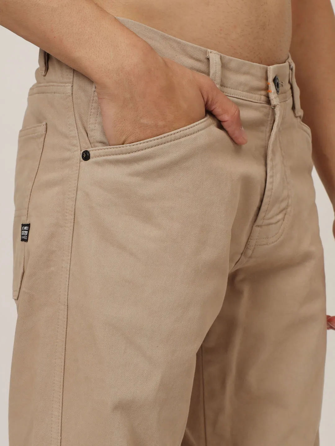Cream carpenter jeans