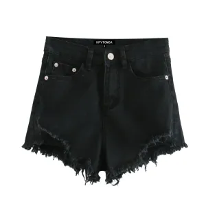 DENIM SHORTS