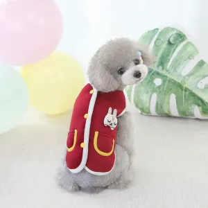 Dog Cute Rabbit Sweater with Button