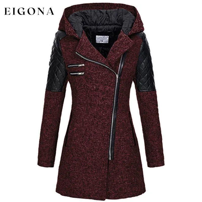 Elegant Casual Patchwork Coat