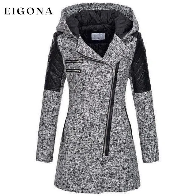 Elegant Casual Patchwork Coat