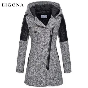 Elegant Casual Patchwork Coat