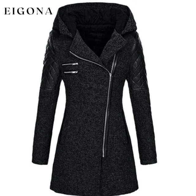 Elegant Casual Patchwork Coat