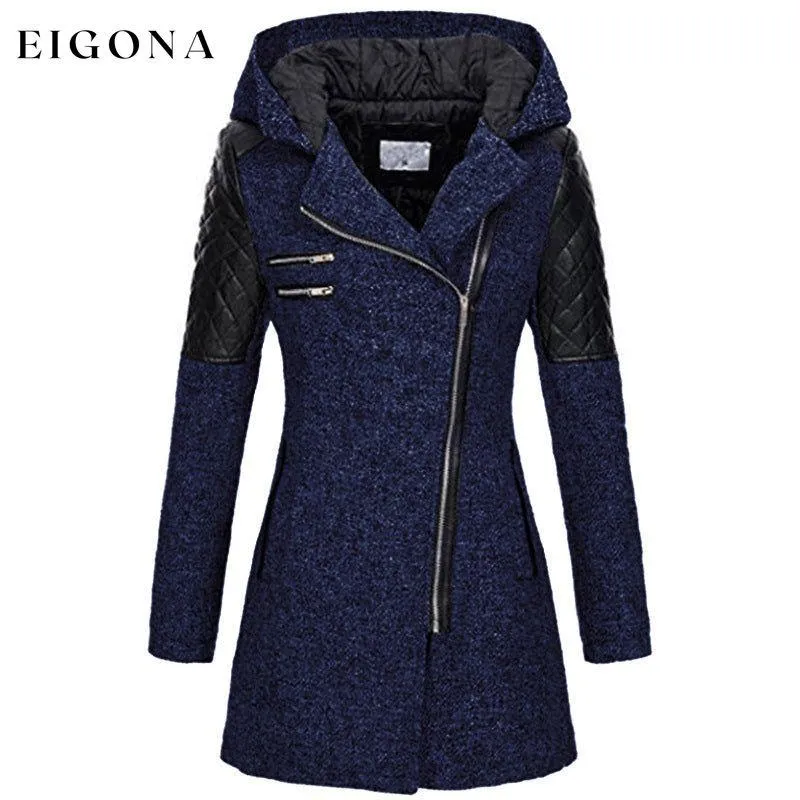 Elegant Casual Patchwork Coat