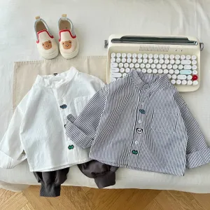Embroidered Mini Animal Long Sleeve Shirt
