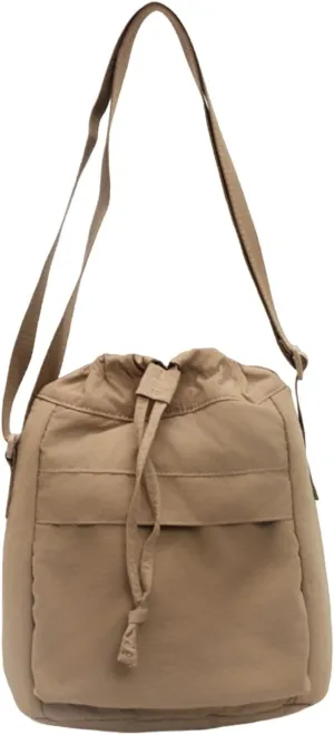 Fashion Nylon Shoulder Bag Bucket Styles Crossbody Bags Satchel Purse For Daily Commute And Travel With Adjustable Strap, Khaki, as the pic show