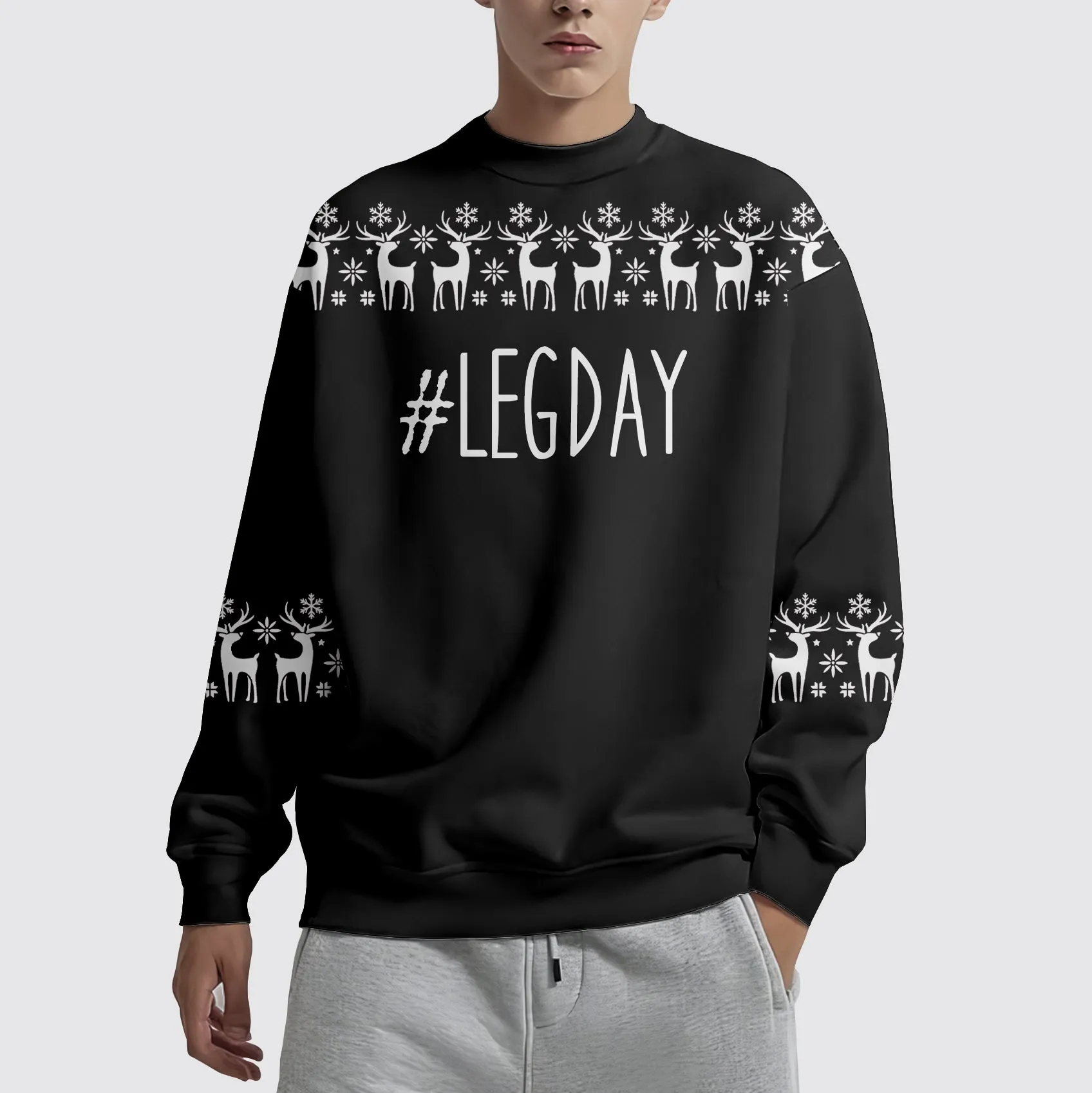 FitFlex Ugly Sweaters: Warm Gear, Strong Moves!- AA03654