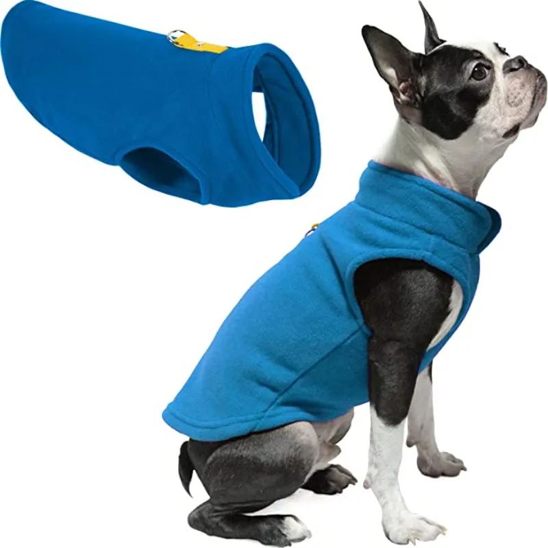 Fleece Vest Dog Sweater Warm Pullover Fleece Dog Jacket