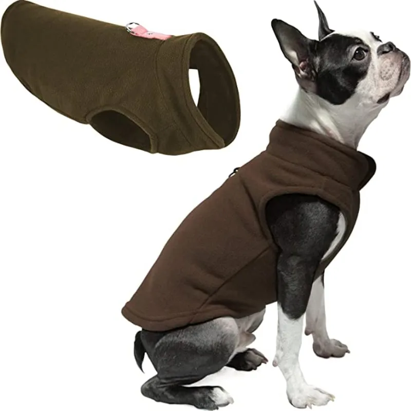 Fleece Vest Dog Sweater Warm Pullover Fleece Dog Jacket