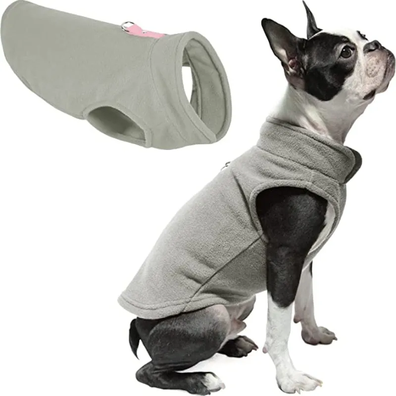 Fleece Vest Dog Sweater Warm Pullover Fleece Dog Jacket
