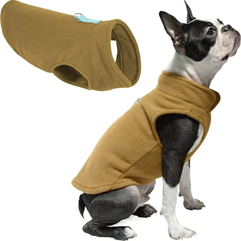 Fleece Vest Dog Sweater Warm Pullover Fleece Dog Jacket