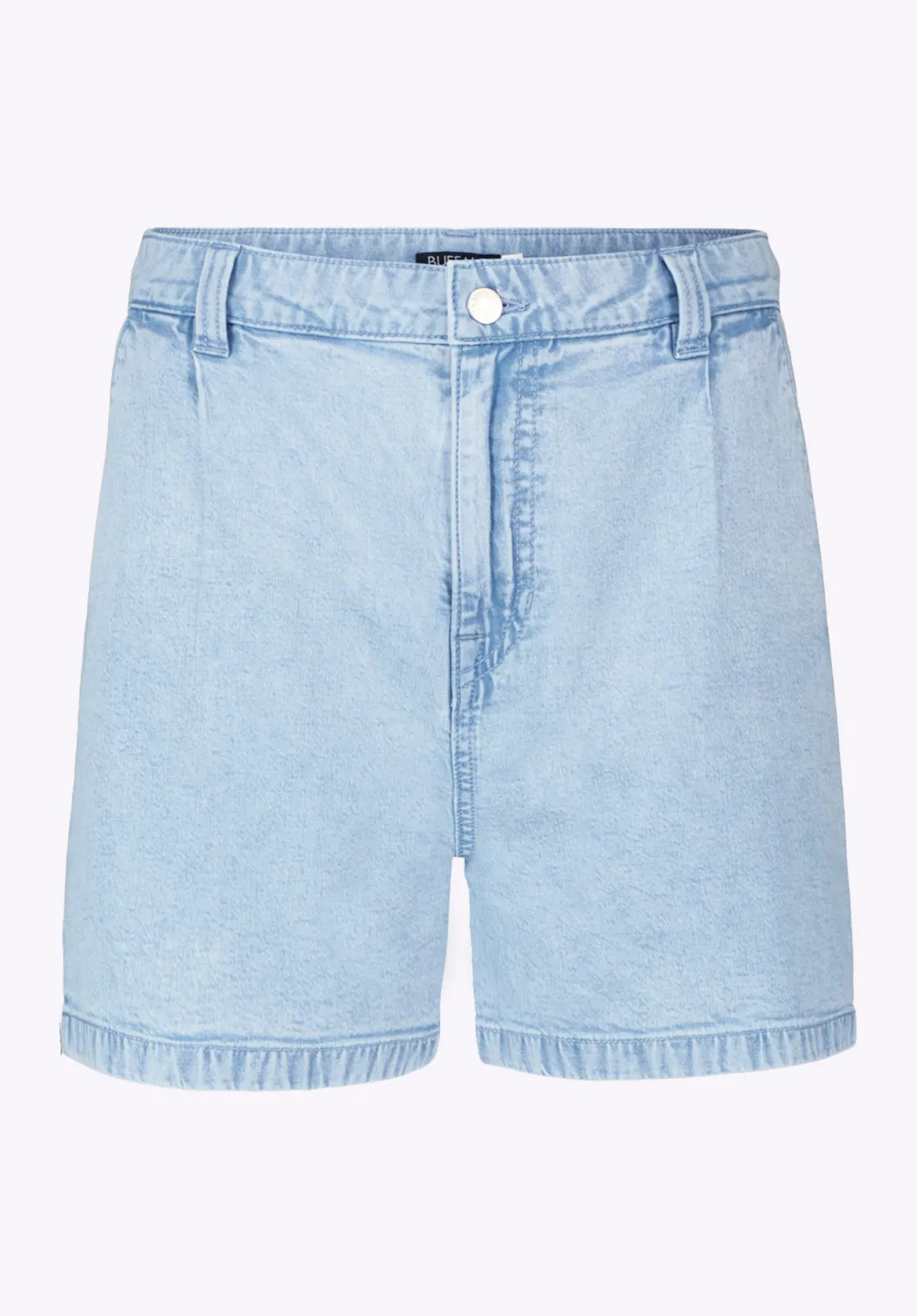 Gaga Women's Casual Denim Shorts, Bleached Blue - BL16073
