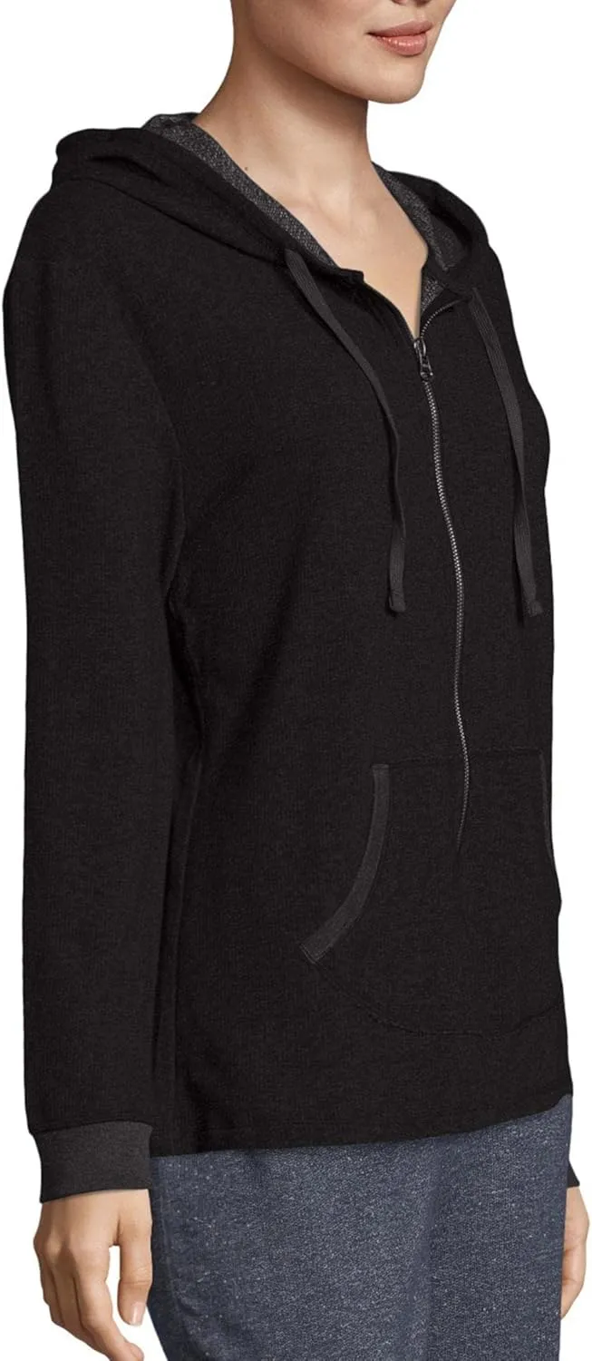 Hanes womens French Terry Zip Hoodie
