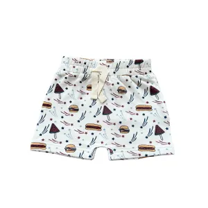 Harem Shorts- Burgers 'N Dogs by Babysprouts