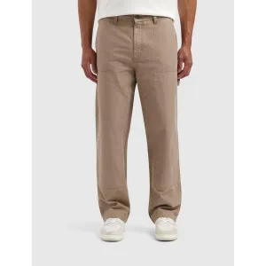 Heavy Twill Workwear Pants Taupe