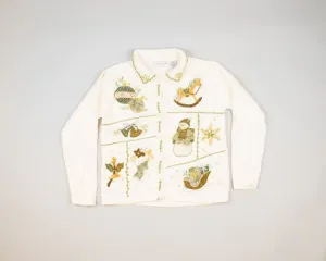 Holiday Elegance-Small Christmas Sweater