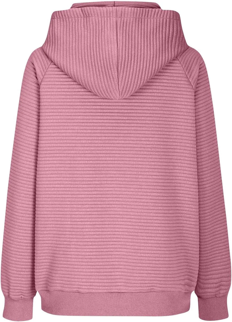 Hoodies for Women Casual Hooded Oversized Sweatshirts with Kangaroo Pocket Raglan Long Sleeve Loose Pullover Tops