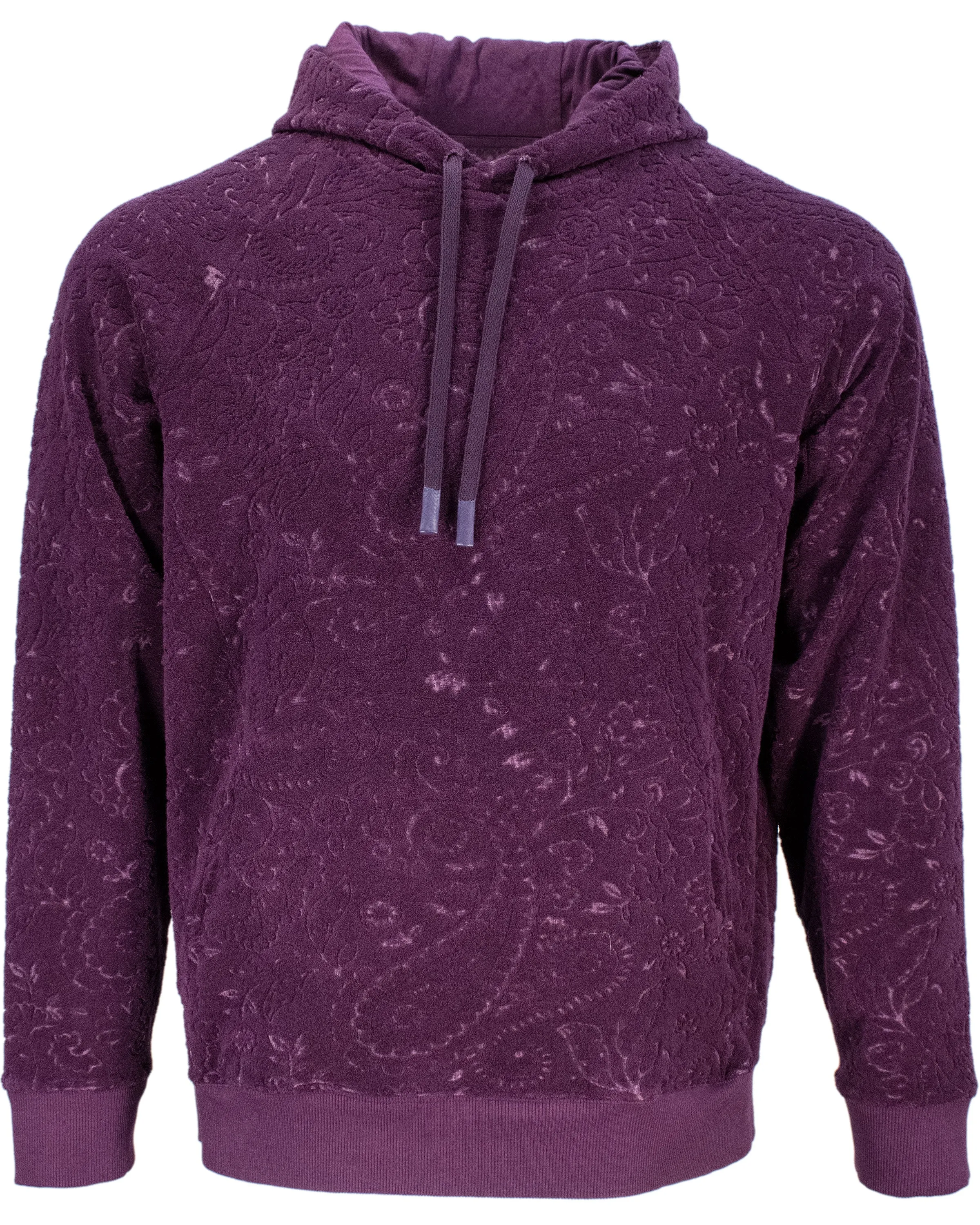 HOWARD TOWEL HOODIE - PLUM