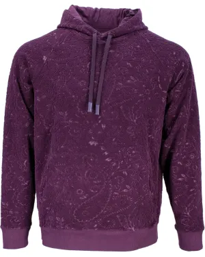 HOWARD TOWEL HOODIE - PLUM