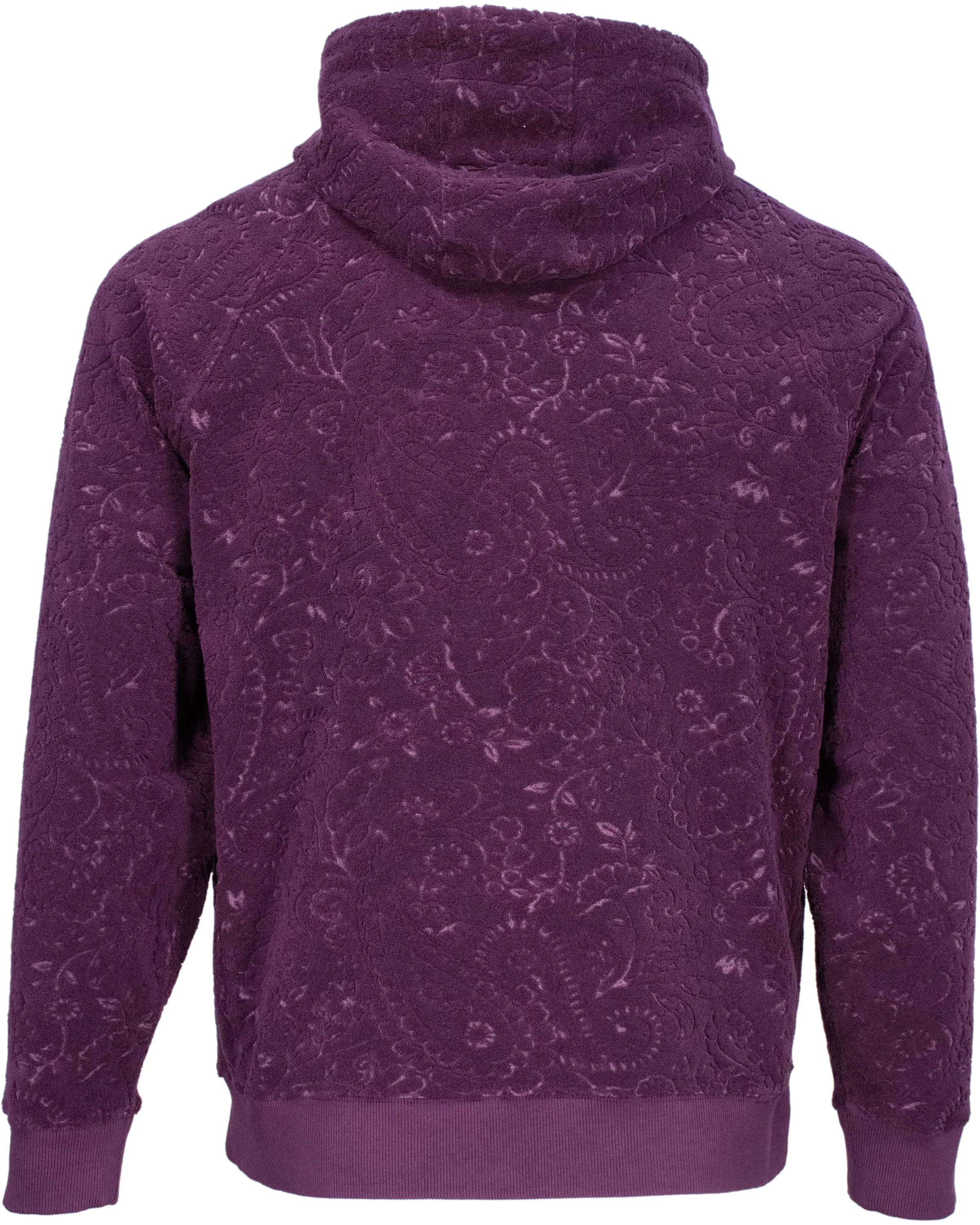 HOWARD TOWEL HOODIE - PLUM