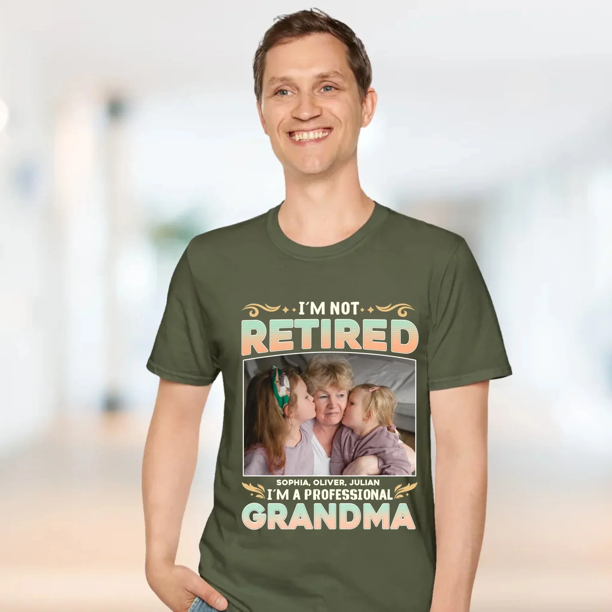 I'm Not Retired, I'm A Professional Mother - Personalized Gifts For Mom - Sweater