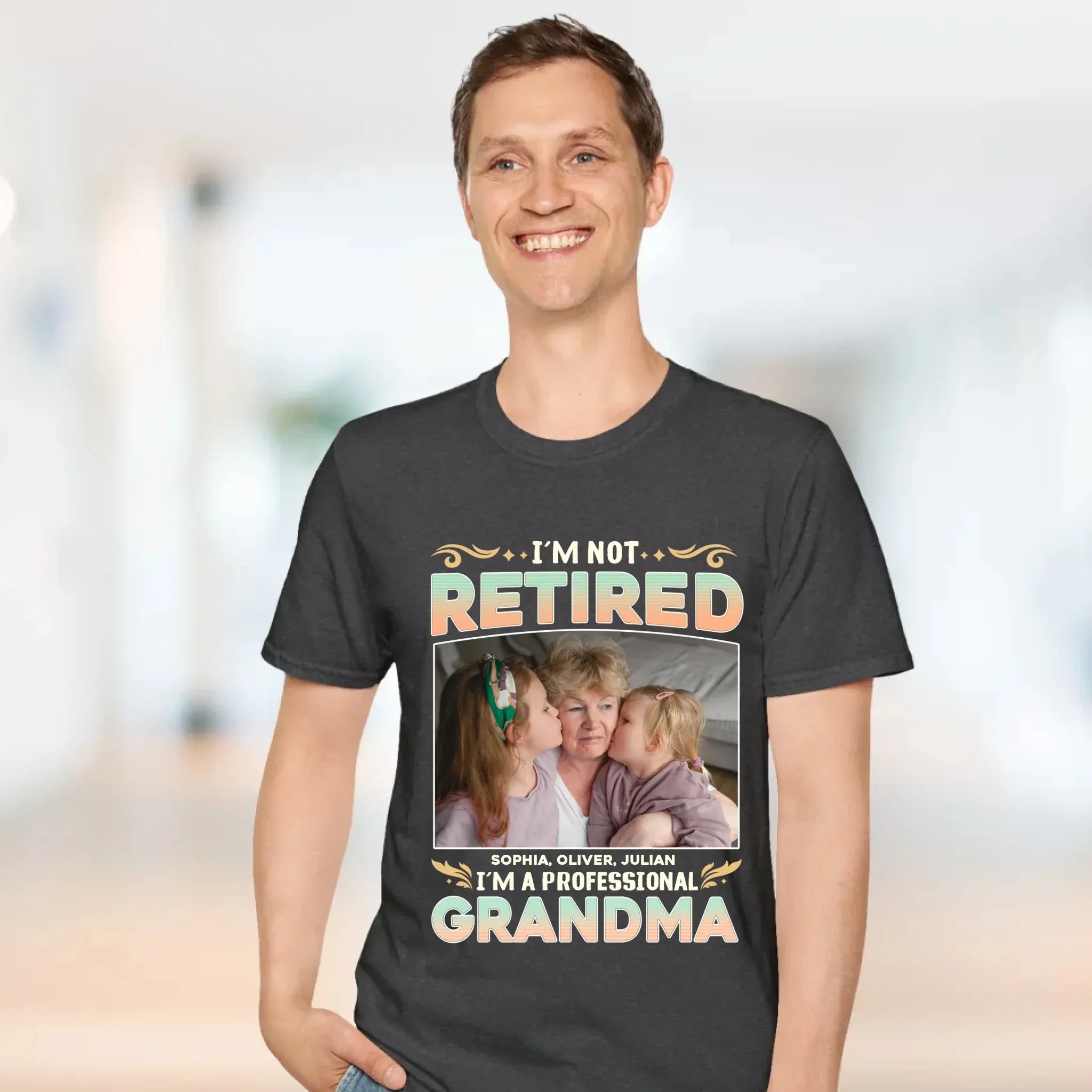 I'm Not Retired, I'm A Professional Mother - Personalized Gifts For Mom - Sweater